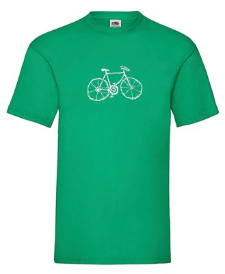 FRUIT OF THE LOOM T-shirt με στάμπα K4915  ΠΡΑΣΙΝΟ